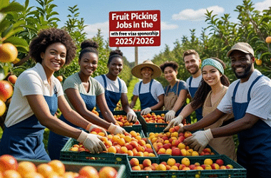Fruit Picking Jobs in the UK with Free Visa Sponsorship 2025/2026