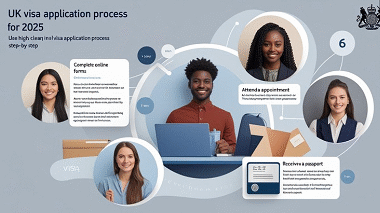 UK visa application process step by step 2025