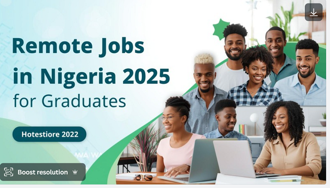 Remote Jobs in Nigeria 2025 for Graduates