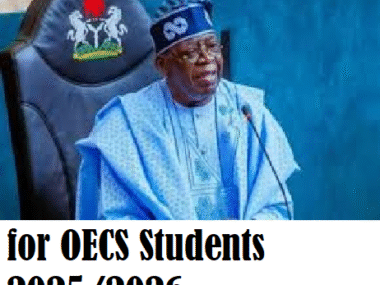 President Tinubu’s Scholarship Initiative for OECS Students 2025/2026