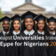 Best European Scholarships for Nigerians 2026